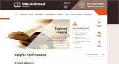 Desktop Screenshot of historiazebrana.pl