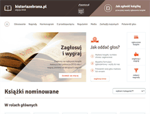 Tablet Screenshot of historiazebrana.pl